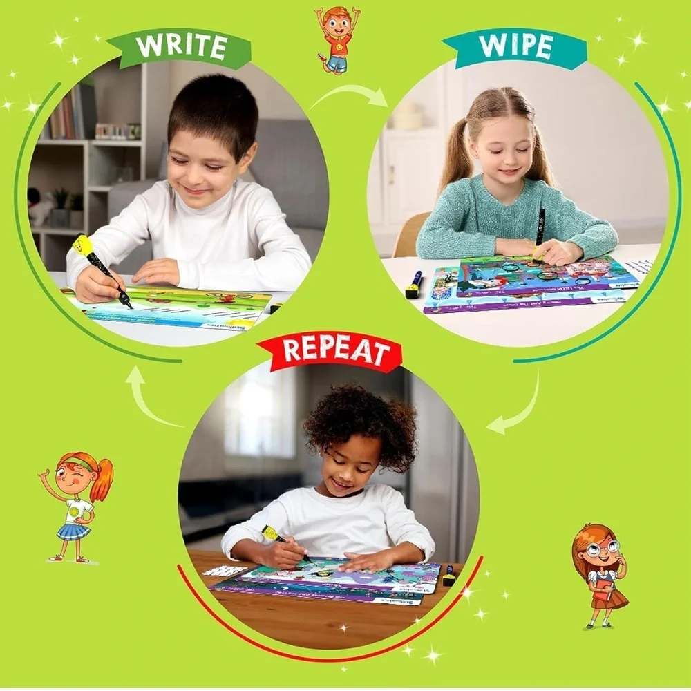 New Skillmatics I Can Write Reusable Preschool Learning Activity Educational Toy
